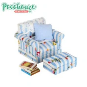 Мініатюрні диванні меблі для лялькового будиночка