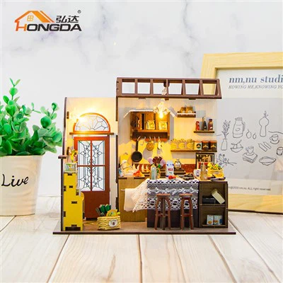 M2423 PETA's Kitchen's Kitchen Diy Doll House House